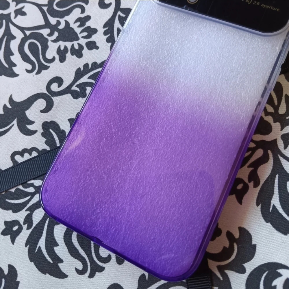 💜*4/$15* iPhone 11 Pro Case Purple Transparent Cute